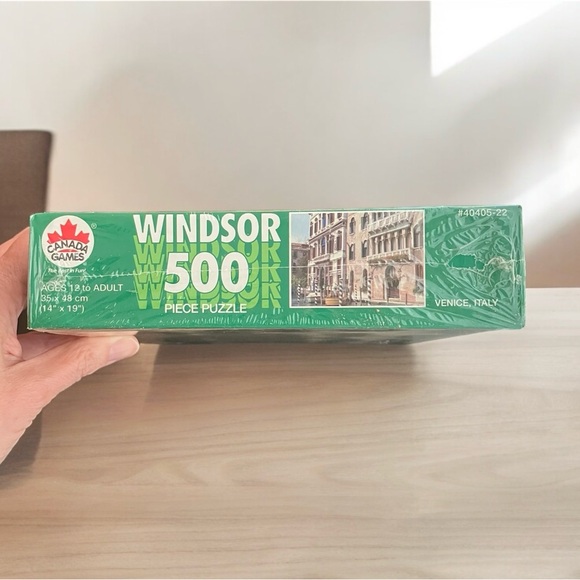 2/$25 NEW Venice Italy 500 Piece Puzzle Sealed from WINDSOR Made in Canada 1996 - Picture 2 of 2